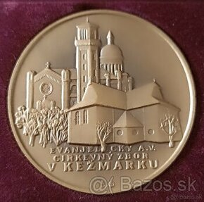 Medaila " Evanjelický cirkevný zbor v Kežmarku " - 1