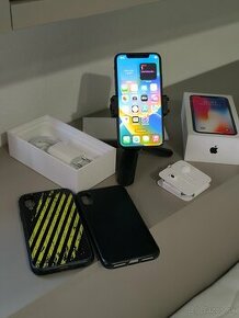 Iphone X 256 GB verzia Gray, ako nový 100% funkčný, komplet - 1