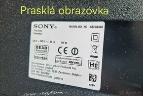 Predám diely z TV Sony KD-55XG8096 - 1