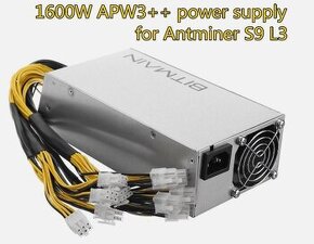 Predám (5ks) Bitmain APW3/APW3++ 12 1600W zdroje.