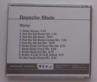 Depeche Mode US CD Promo Martyr