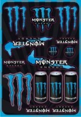 Predám sadu nálepiek moto Monster Energy 6