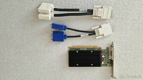 NVIDIA NVS 300 512 DDR3 RAM, pasivne chladenie,VGA+DVI kable - 1