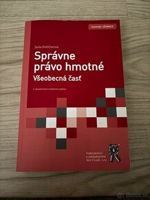 Správne právo hmotné - Všeobecná časť - Soňa Košičiarová