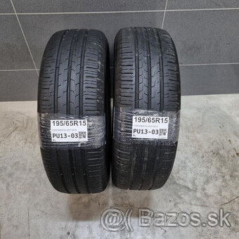 Letné pneumatiky 195/65 R15 CONTINENTAL DOT0219