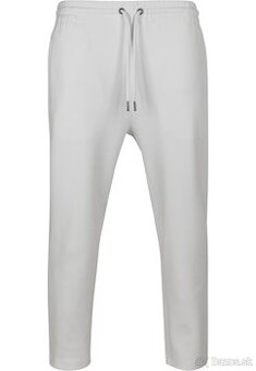 Nové tepláky Cropped Heavy Pique Pants white veľkosť XL