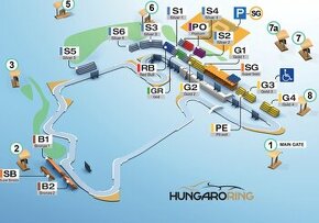 F1 Hungaroring - Listky - Podium Grandstand - len osobne