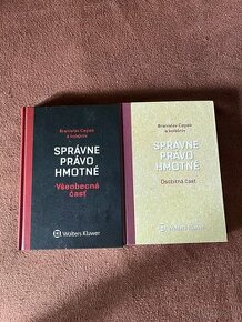 Správne právo hmotné - všeobecná a osobitná časť