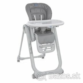 CHICCO Stolička jedálenská Polly Magic Relax - Graphite