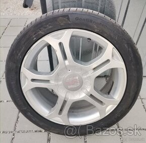 Alu disky 5x112 R17 Seat + 225/45 R17 letné - 1