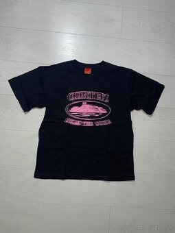 Corteiz Black pink tee