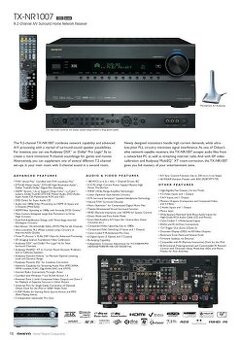 Predám receiver onkyo TX NR1007