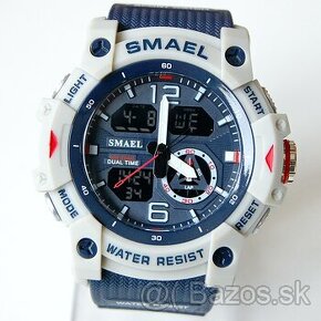 SMAEL 8007 Dual-Time - pánske vodotesné športové hodinky - 1