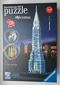 Chrysler Building Night Edition 3D Puzzle - 1