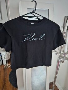 Karl Lagerfeld crop tricko