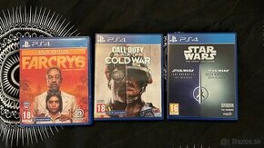 PS4 , PS5 Hry , Jedi , Cold War , Far Cry