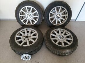 Alu disky Audi 5x112 R15 + 185/65 R15