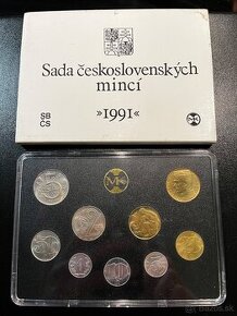 Sada mincí ČSFR 1991 (10 Kčs Štefánik)