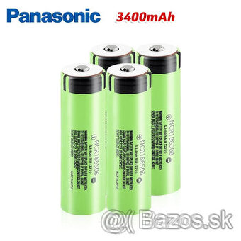 lion batéria Panasonic 18650, 3400mah