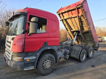 TŘÍSTRANNÝ SKLÁPĚČ SCANIA R420 r.2009,EURO 5,ZVEDAČKA,MANUÁL