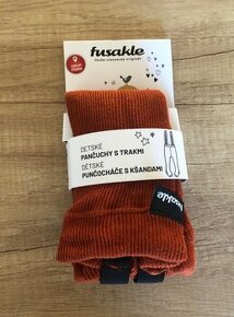 Nové unisex Fusakle: tehlové pančuchy 86/92, 6 E, ponožky