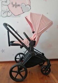 Peach pink 4.0 cybex priam pre dievčatko