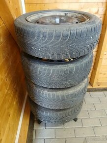 4 ks Zimné pneumaitiky 195/55R16 na diskoch - 1