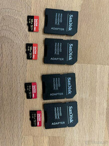 SanDisk microSDXC 128GB 64GB Extreme PRO + SD adapter