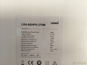 Solárny panel zn. Longi 370W