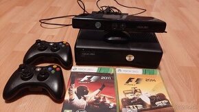 X-box 360 ÷ Kinect + ovládače + hry