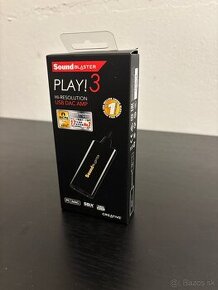 Sound Blaster Play 3 – USB DAC a zosilňovač slúchadiel