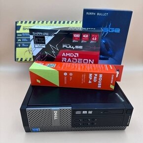 Herný počítač DELL SFF.Intel i7-4790 4x3,60GHz.AMD RX6400 4G