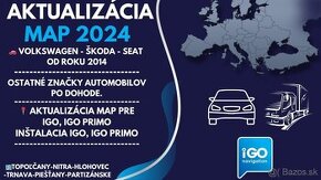 Aktualizácia map - Autá / Tablety / Navigačné systémy 2024