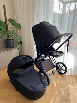 Cybex Priam Platinum Matt Black 2022 – výborný stav