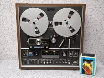 AKAI X-1810D CARTRIDGE / REEL TO REEL TAPE RECORDER 8track