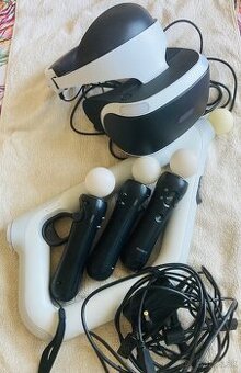 PlayStation VR set na predaj – headset, Aim Controller, Move - 1