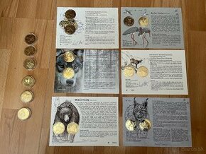 5€ mince a autorske karty Fauna a flora