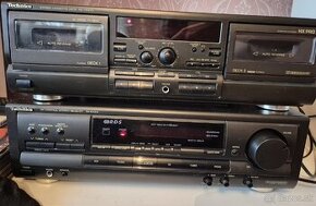 technics receiver + cassette deck