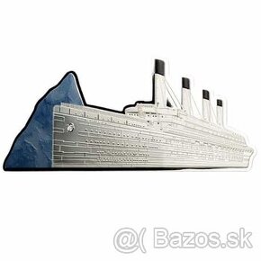 Investicne striebro minca Titanic 5 oz