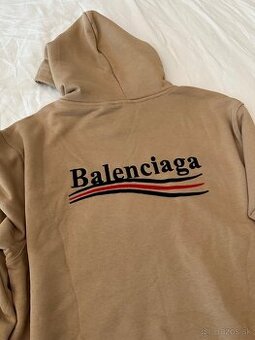 BALENCIAGA mikina s kapucňou veľ. XXL