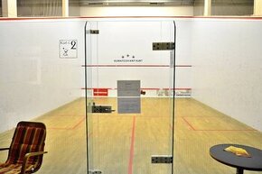 Predam rozobraty squash drahu na paletách komplet s palubovk