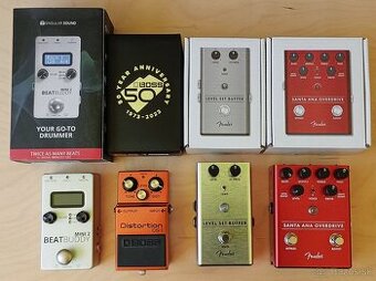 Efekty: Boss, Fender, BeatBuddy mini2 - 1