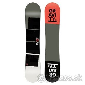 Predam komplet set snowboard gravity cosa 161