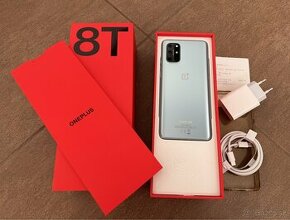 OnePlus 8T 128GB Lunar Silver - TOP stav