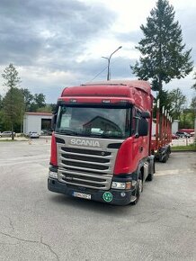 Lesovoz Scania klanicovy naves schwarzmuler