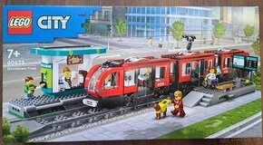 LEGO 60423 City Električka a zastávka v centre mesta - nova