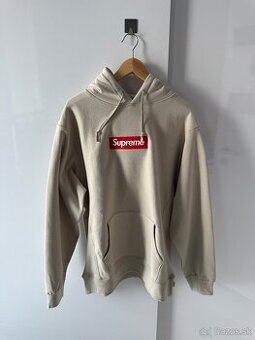 Supreme logo box begie