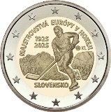 2€ Slovensko 2025 - Majstrovstvá Európy v hokeji - 100. výr.