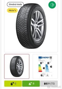 4x Hankook kinergy 4s2 205/55 r16 96v - 1