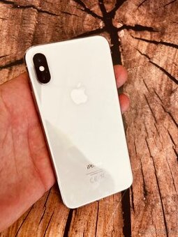 iPhone X 64 Sillver batérie 100% top stav